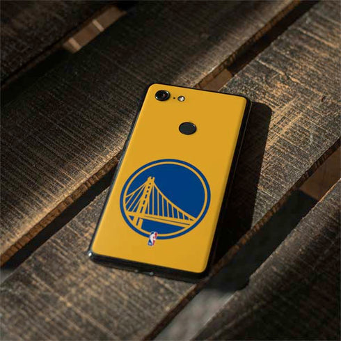 NBA Golden State Warriors Large Logo Google Pixel 3 Skin